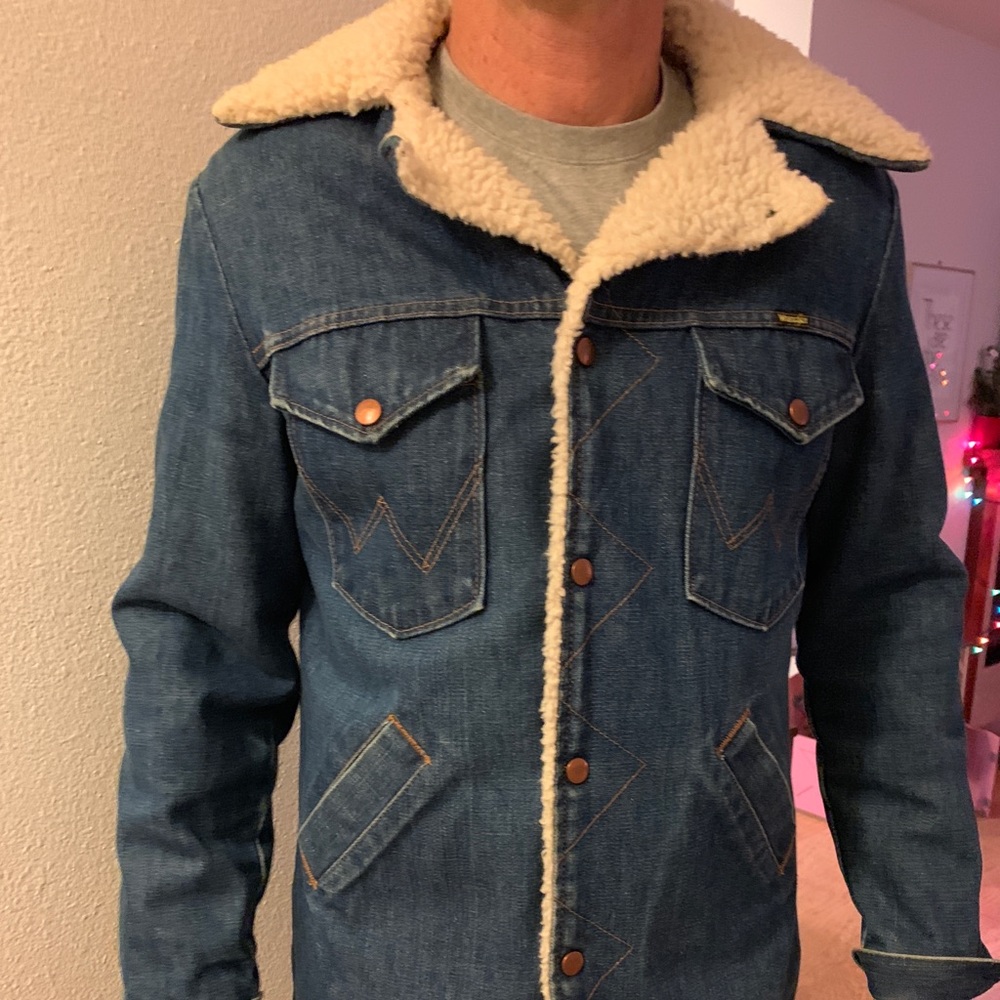 Vintage Wrangler Wrange Denim/Jean Jacket -Size S